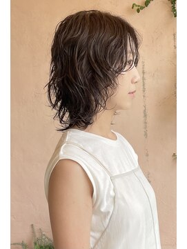 リフ デザイン ラボ(riff design labo) ウルフヘア/ニュアンスパーマ/円錐パーマ