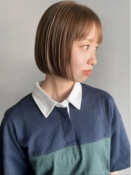 ブルー(BLUE)の写真/ショート・ボブスタイルが人気！かわいいスタイルはBLUEにお任せ☆あなただけのスタイルをご提案します！