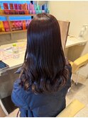 深みのある冬のヘアカラー 潤うリッチな艶カラー髪質改善Tr