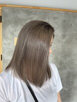 マルフェ 天王寺(marfe) ミルクティーベージュハイトーンケアブリーチ透明感カラー