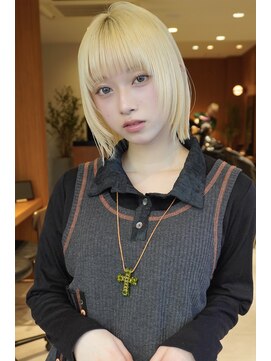 ヤイエ 青山店(yiye) ウルフレイヤーカットローレイヤーボブロブ髪質改善小顔大人ボブ