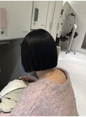 切りっぱなしボブ