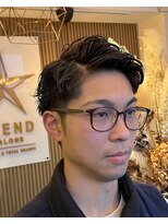 ブレンド(BLEND) シャドウパーマ　アップバング