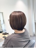 ショートカット/ショートボブ/ハイライト/ベージュカラー