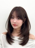 くびれレイヤー/顔まわりカット/くびれ巻き/レイヤーカット