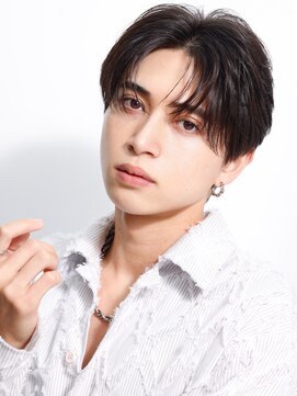 リップス 表参道店(LIPPS) 【縮毛矯正orニュアンスパーマ】刈り上げなし センターパート