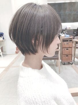 セイドット オモテサンドウ(Say. omotesando) Say.ショート丸みショートくびれショートヘーゼルグレージュ青山