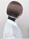 *リップラインボブミニボブ切りっぱなしボブぱっつんボブディ