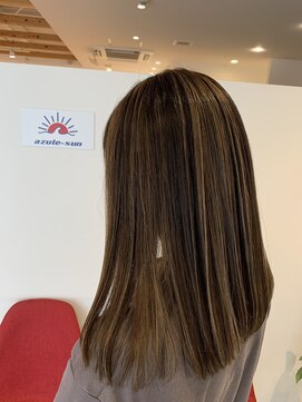 コントラストハイライト,グレージュ,アッシュベージュ【草加】