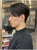 毛流れ縮毛矯正/センターパート