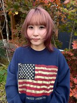 イメネ(YMENE) ペールピンク レイヤーボブ