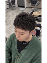 オム ブランシェ(HOMME BLANCHE’)&nbsp;【Seira】ルーズショートパーマ×ケアクリームパーマ