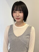 デコ(DECO) 黒髪にも抜け感ハッシュボブ