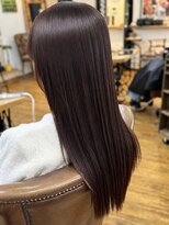 ワン エイティー ディグリース 恵比寿(180°One Eighty Degrees.)&nbsp;夜までサラサラストレートヘアが続く！縮毛矯正！