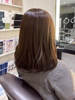 ソシエ 福岡岩田屋店&nbsp;ゴールデンハニーブラウン　エレガントセミロング