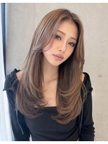 アンダーバーホワイト 高槻店(_WHITE) かきあげレイヤースタイル