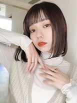 リグ 横浜(Lig.)&nbsp;ヘーゼルベージュシースルーバングフレンチバングミントカラー