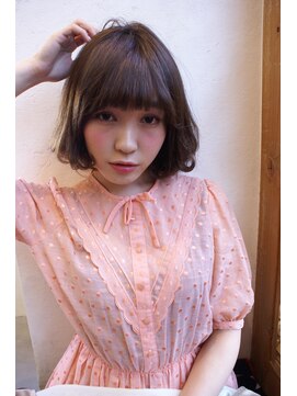 アクト(ACT) 内巻きグレージュボブ