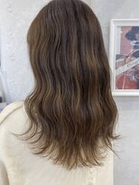 ロンドプランタン 恵比寿(Lond Printemps)&nbsp;ロブ　暗めベージュ　波ウェーブ