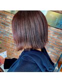 切りっぱなしボブ　アイロンで外ハネver.