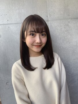 マティス 表参道(matiz) ワンカールレイヤー イメチェン 前髪 くびれ ラベンダーカラー