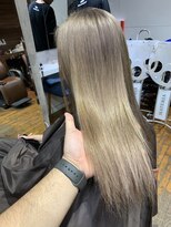 ラフ 難波店(LAFF)&nbsp;#黒髪#ボブルフ#ネビージュ#小顔#ワンレン