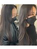 ババ限定♪韓国式顔まわりカット+チャンモリパーマ6600円