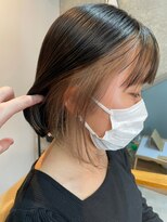 ゲーム 吉祥寺店(GAME)&nbsp;ダブルカラーインナーカラーベージュケアブリーチハイトーンボブ