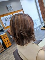 エルパライソ(Hair make Elparaiso) 外ハネミディアムレイヤーボブ
