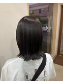 【中村優菜】くびれボブ×暗髪アッシュベージュ