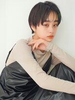 アグ ヘアー ミニョン 半田2号店(Agu hair mignon) 《Agu hair》ハンサムウェット仕上げショート