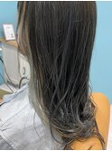 インナーカラー ホワイトベージュ
