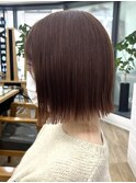 外ハネ切りっぱなしボブ*横浜