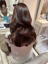 ナンバー ブラオ 名古屋栄(N° blao)&nbsp;大人ガーリー　エギョモリ　韓国風　ピンクブラウン