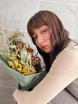 シェール(cher) 艶髪レイヤー/ブラウン