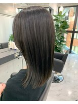 エンディアリング 東銀座(Endearing)&nbsp;斜めバング/グレージュカラー/デザインカラー/眉毛/銀座/東銀座