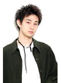 ソフトツイスト アップバング ツーブロック