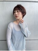 30代40代耳掛けくびれショート