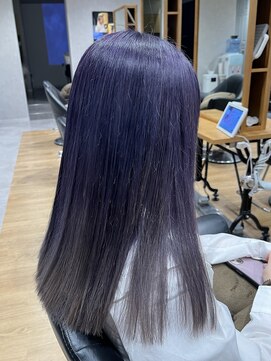 ラック 本厚木店(LUCK) ヴァイオレット×シルバー グラデーションカラー