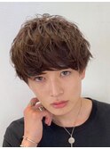 MEN'S HAIR/束感ショート/コンマヘア/ツーブロックマッシュ