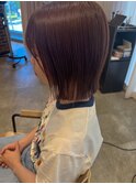 ぱつっとボブ