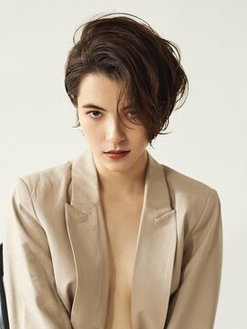 ファイブシーン アオヤマ(5SCENE AOYAMA) ショートパーマショートカット前髪あり前髪なし20代30代40代