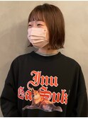 【若松 詩季】オン眉ボブ/髪質改善トリートメント