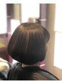 お手入れ簡単ボブスタイル