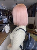 薄ピンクカラー