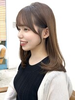 ミラリー トウキョウ(Mirareee Tokyo) 20代30代40代◎前髪パーマ韓国風巻きくすみベージュお団子ヘア