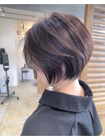 ボタニカル(BOTANICAL) 小顔効果抜群!ひし形ショートボブ×透明感ブラウン