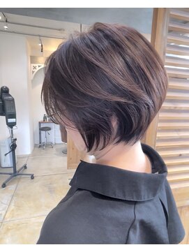 ボタニカル(BOTANICAL) 小顔効果抜群!ひし形ショートボブ×透明感ブラウン