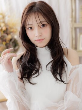 カバーヘア ブリス 戸田公園西口店(COVER HAIR bliss) セミウェットシースルーバングレイヤーロングc7戸田公園20代30代