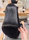 黒髪でも髪質改善で艶髪に